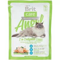 Сухой корм для пожилых кошек Brit Care Angel, с курицей, с рисом