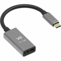 Адаптер Vcom USB Type-Cm-DP(f) 1.4v, 8K@ 60Hz, Alum Shell