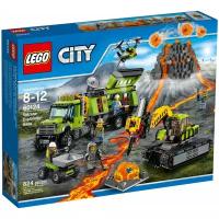 Конструктор LEGO City 60124 База исследователей вулканов