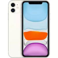 Смартфон Apple iPhone 11 128 ГБ RU, Dual: nano SIM + eSIM, белый