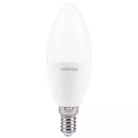 Smartbuy свеча C37 E14 9.5W(900lm) 3000K 3K матовая пластик SBL-C37-9_5-30K-E14