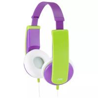 JVC HA-KD5-V-EF purple/green наушники накладные детские