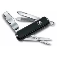 Нож-брелок VICTORINOX NailClip 580, 65 мм, 8 функций, чёрный, 0.6463.3