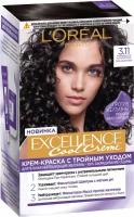 L'Oreal Paris Excellence Cool Creme стойкая крем-краска для волос, 3.11 Темно-Каштановый, 192 мл