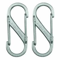 Карабин Nite Ize S-Biner Stainless Steel Dual Carabiner #1 - Стальной 2 шт