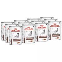 Влажный корм для собак Royal Canin Gastro Intestinal, при болезнях ЖКТ 1 уп. х 12 шт. х 400 г