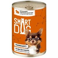 Влажный корм для собак Smart Dog индейка, перепелка 1 уп. х 1 шт. х 400 г