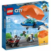 Конструктор LEGO City 60208 Воздушная полиция: арест парашютиста, 218 дет