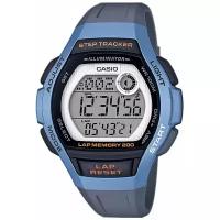 Наручные часы CASIO LWS-2000H-2A, серый, голубой