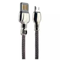 Кабель Remax King USB - microUSB (RC-063m), 1 м, черный