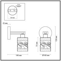 Бра Lumion Bonnie 4491/1W, E27