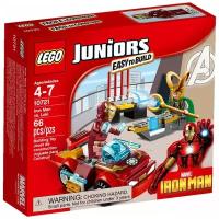 Конструктор LEGO Juniors 10721 Железный человек против Локи, 66 дет