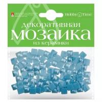 Мозаика декоративная из керамики 8Х8 ММ,100 ШТ., голубой