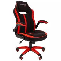 Компьютерное кресло Chairman GAME 19 игровое, обивка: текстиль, цвет: черный/красный