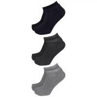 Носки Tuosite 3 пары, размер 33-34, серый, черный