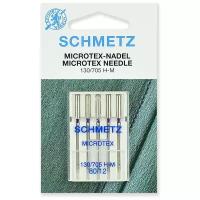 SCHMETZ Иглы №80 микротекс (особо острые) 130/705H-M, 5 шт