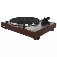 Thorens TD-402DD TP72 AT VM95E highgloss walnut виниловый проигрыватель