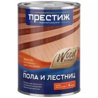 Эмаль алкидноуретановая (АУ) ПРЕСТИЖ Wood Expert жёлто-коричневый 0.9 кг