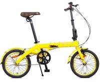 Складной велосипед Shulz Hopper желтый