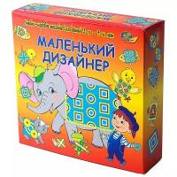 Развивающая игра Корвет Маленький дизайнер, 17х17 см, разноцветный