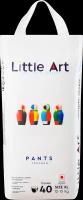 Детские трусики-подгузники Little Art,5 размер XL, 12-15 кг, 40 шт