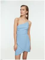 Платье TRENDYOL женское, модель: TPRSS21EL2462, цвет: BLUE, размер: 40