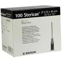 Игла инъекционная B. Braun Sterican 22G (0.7 мм х 40 мм), 100 шт