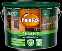 Pinotex Classic / Пинотекс Классик фасадная пропитка для дерева защита 9л красное дерево