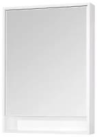 Зеркальный шкаф Aquaton Капри 60 1A230302KP010 с подсветкой Белый глянцевый