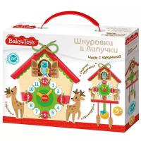 Шнуровки и липучки. Часы с кукушкой BABY TOYS 02927ДК