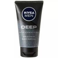 Очищающий скраб для лица NIVEA MEN DEEP против черных точек и кожных загрязнений для мужчин, 75 мл