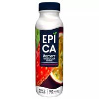Питьевой йогурт EPICA клубника - маракуйя 2.5%, 290 г