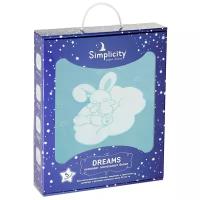 Simplicity комплект постельного белья Dreams Bunny Stars (5 предметов) blue