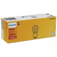 Лампа Philips Vision PR21W (BAW15d, S25), 12В, 21Вт, красная, комплект 10 шт