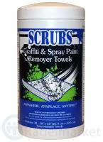 Scrubs Graffiti & Spray Paint Remover Towels Одноразовые полотенца для удаления граффити и краски