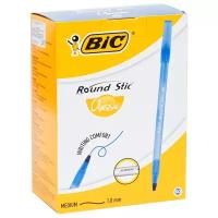 BIC Набор шариковых ручек Round Stic Classic, 0.32 мм (921403/920568), 934598, синий цвет чернил, 60 шт