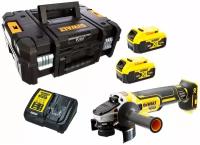 Аккумуляторная угловая шлифмашина DeWALT DCG405P2