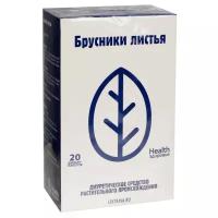 Здоровье Health листья Брусники ф/п, 1.5 г, 20 шт