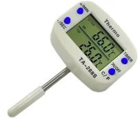 Термометр цифровой с коротким щупом (4 см) и поворотным дисплеем с звуковым оповещением