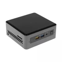 Платформа Intel NUC (BOXNUC7PJYH) Intel Pentium Silver J5005, Intel UHD Graphics 605, ОС не установлена, 65 Вт, черный/серый