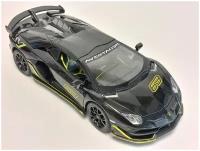 Машинка Lamborghini Aventador со съемной крышей 1:24, металлическая, свет, звук