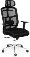 Кресло компьютерное TetChair MESH-6, ткань, черный