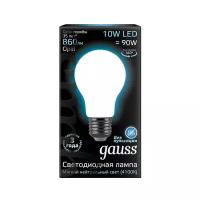 Лампа светодиодная gauss 102202210, E27, A60, 10 Вт, 4100 К