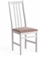 Стул CROSSMAN / 1 шт. в упаковке TetChair Многослойная фанера, 100*41*40, white, ткань бежевая (Ford William 7)