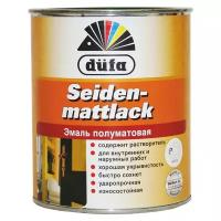 Эмаль алкидная (А) Dufa Seidenmattlack белый 0.75 л