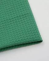 Вафельное полотно цвет Ярко-зелёный 240 гр/м2, ячейка 7*7, ширина 150 см - 2м