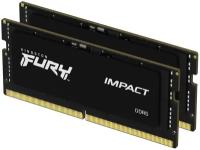 Оперативная память Kingston SO-DIMM DDR5 32Gb(2x16Gb) 5600Mhz pc-44800 FURY Impact CL40 1.1V (KF556S40IBK2-32)