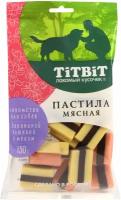 Лакомство для собак TiTBiT пастила мясная с бараниной, клюквой и мёдом, 130г