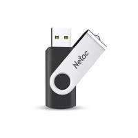 Флеш-накопитель USB 8GB Netac U505 чёрный/серебро