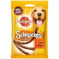 Лакомство для собак Pedigree Schmackos мясные палочки из говядины, 33 г